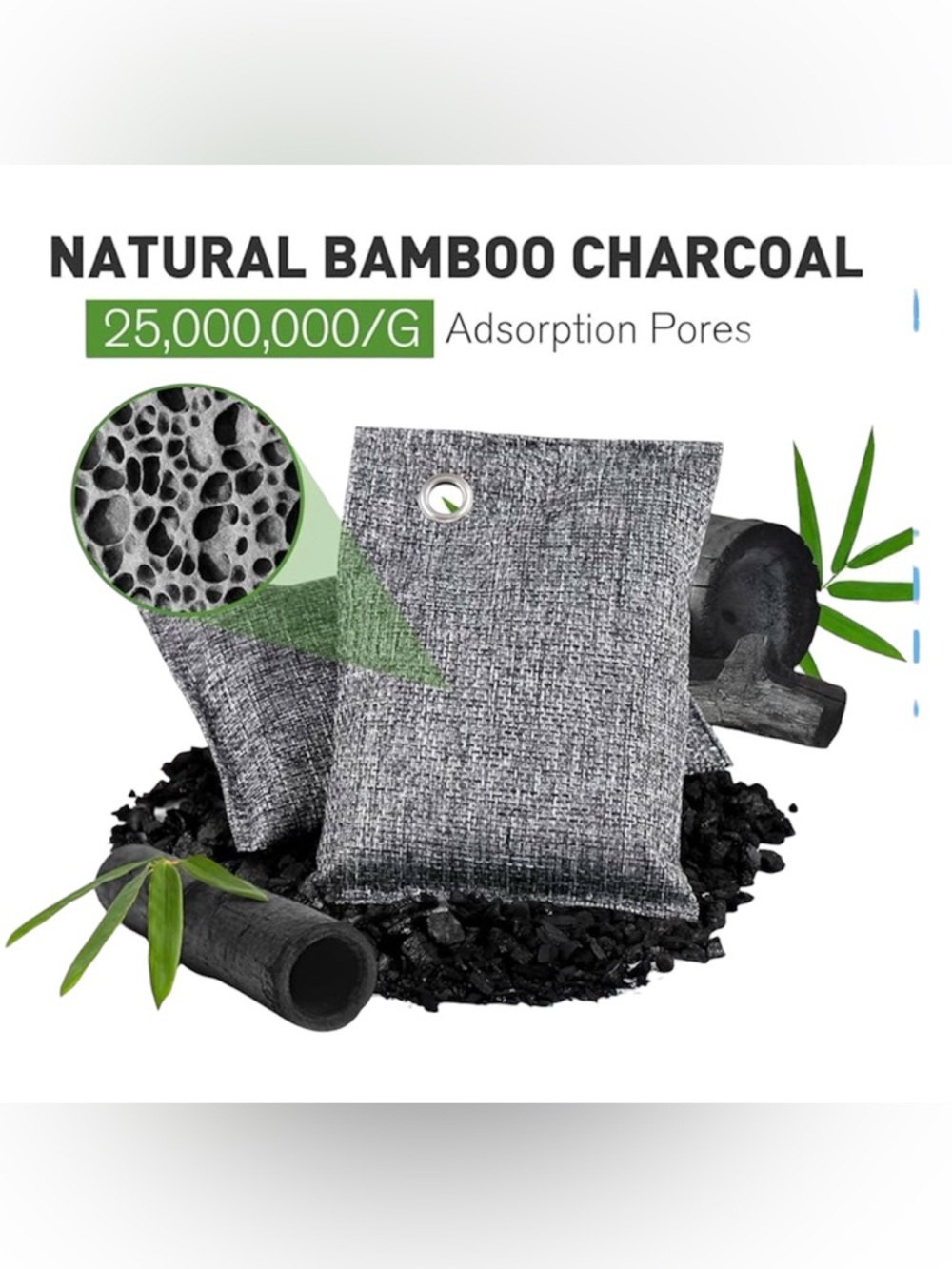 Activated Bamboo Charcoal Bags (1) - Picture 2 of 4